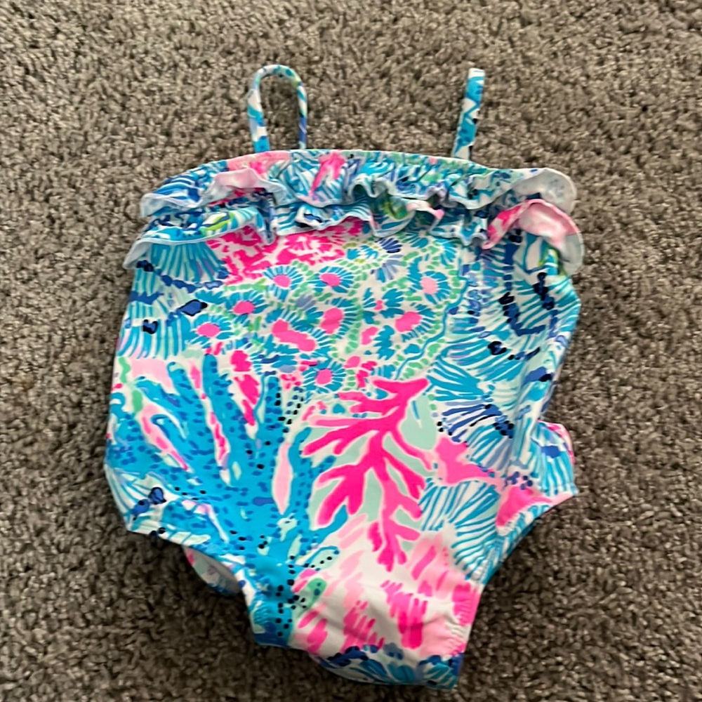 Lilly Pulitzer infant baby swimsuit 6-12 month